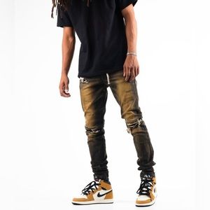 THRT DENIM DETROIT DARK WASH SKINNY JEANS